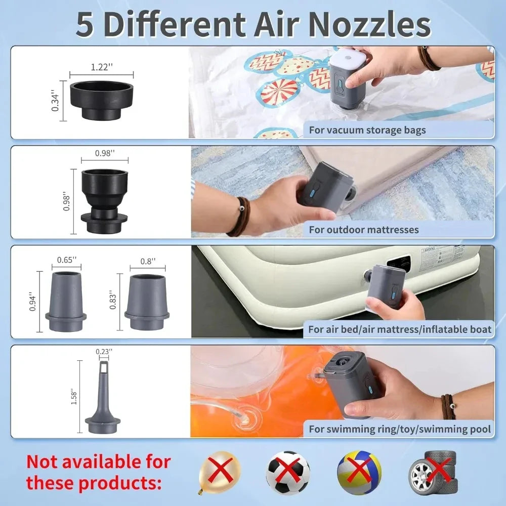 Mini Electric Air Pump – Portable & Rechargeable