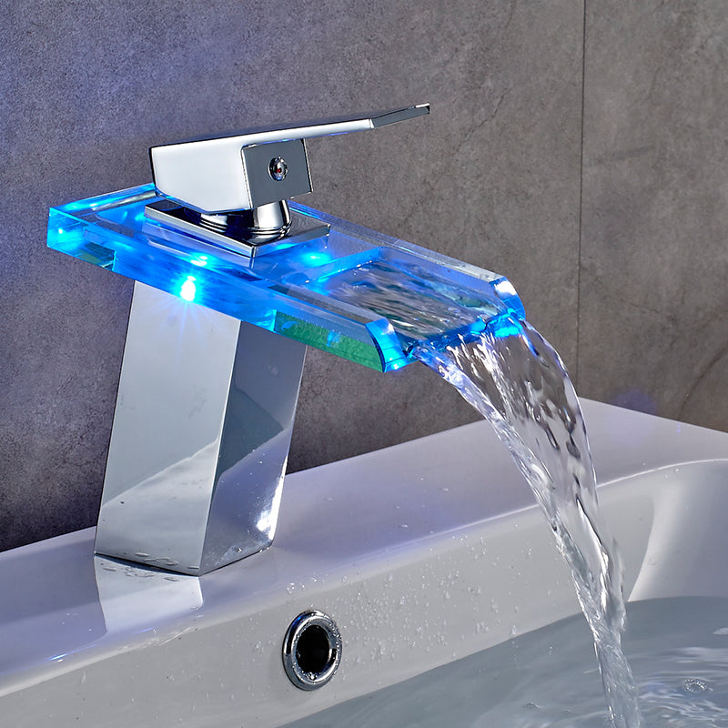 LED Waterfall Faucet – Color-Changing & Eco-Friendly