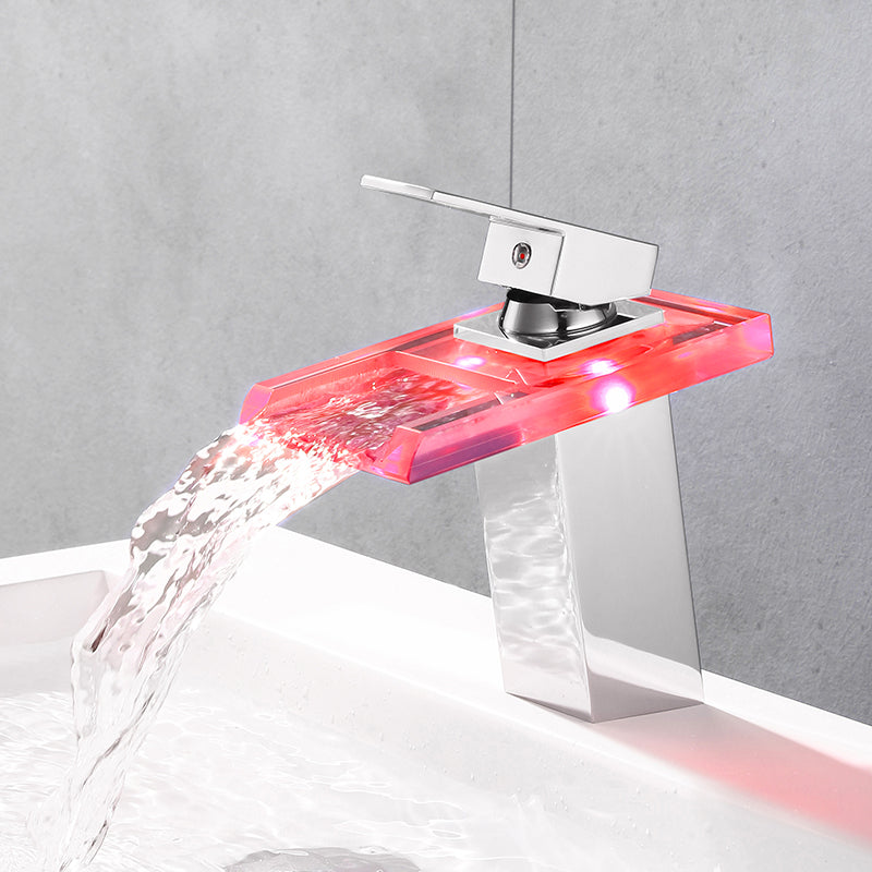 LED Waterfall Faucet – Color-Changing & Eco-Friendly